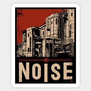 NOISE – Bold Urban Typography Poster Sticker